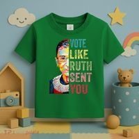 Vote Like Ruth Sent You Toddler T-Shirt thumb 3