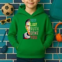 Vote Like Ruth Sent You Kids Hoodie thumb 2