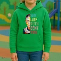 Vote Like Ruth Sent You Kids Hoodie thumb 3