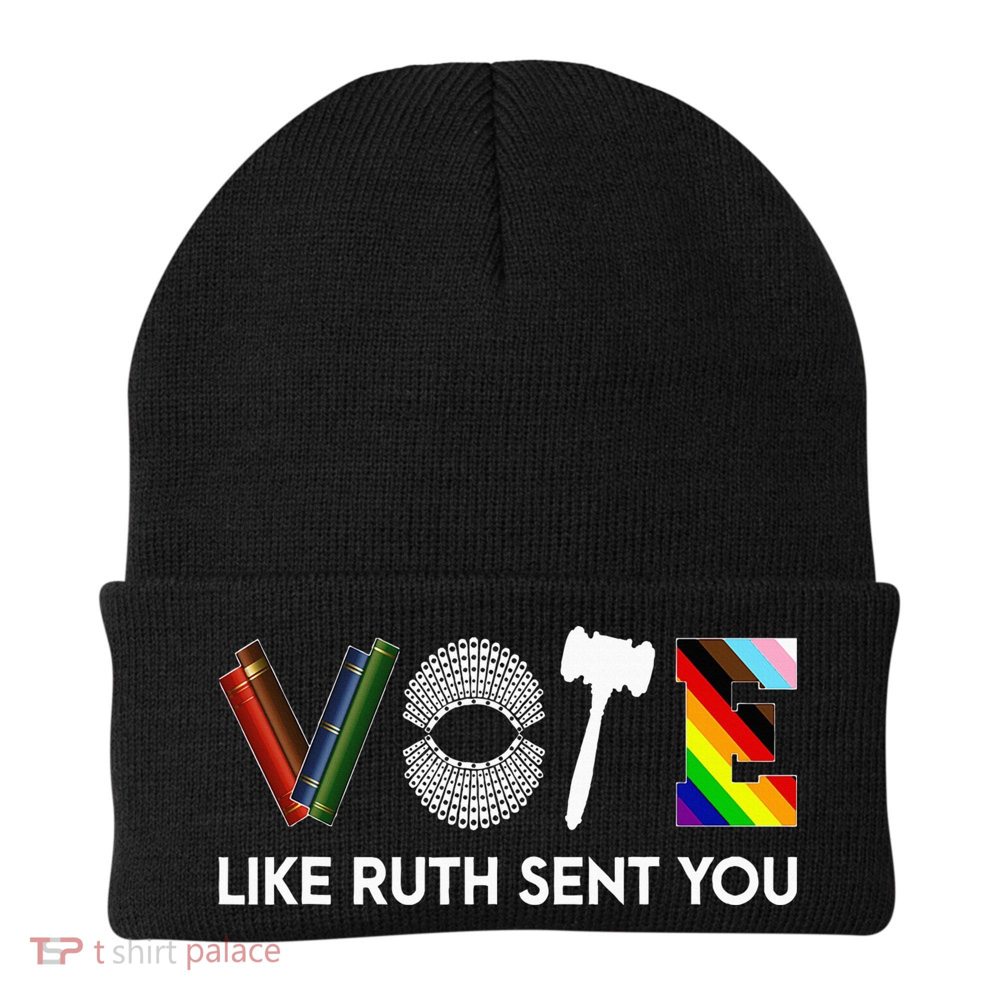 Vote Like Ruth Sent You Gavel Feminists Beanie