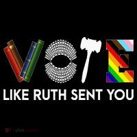 Vote Like Ruth Sent You Gavel Feminists Ornament thumb 1