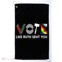 Vote Like Ruth Sent You Gavel Feminists Golf Towel thumb 0