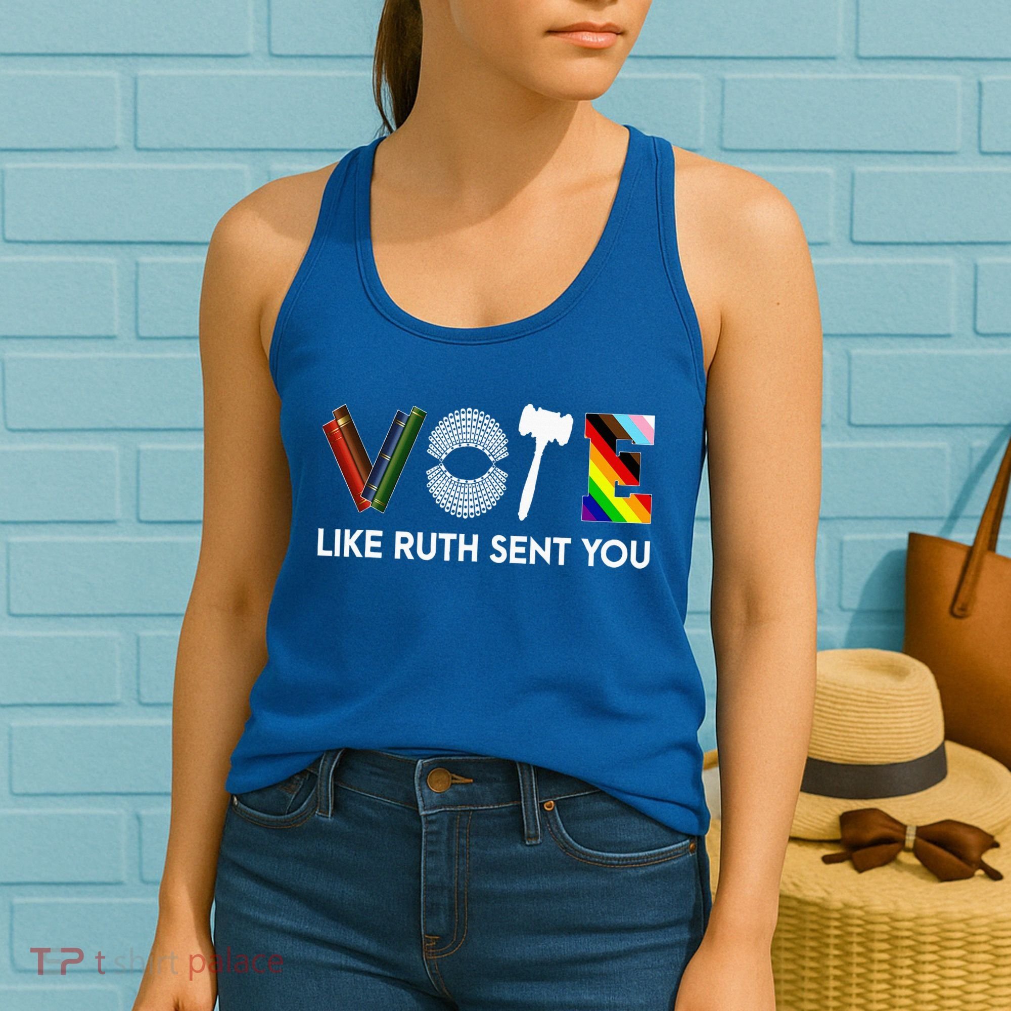Vote Like Ruth Sent You Gavel Feminists Women's Tank Top