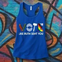 Vote Like Ruth Sent You Gavel Feminists Women's Tank Top thumb 3