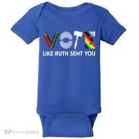 Vote Like Ruth Sent You Gavel Feminists Baby Bodysuit thumb 0