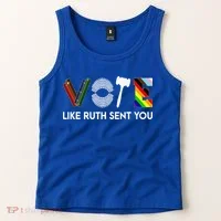 Vote Like Ruth Sent You Gavel Feminists Tank Top thumb 2