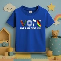 Vote Like Ruth Sent You Gavel Feminists Toddler T-Shirt thumb 3