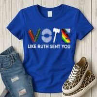 Vote Like Ruth Sent You Gavel Feminists Women's T-Shirt thumb 3