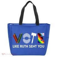 Vote Like Ruth Sent You Gavel Feminists Tote Bag thumb 0