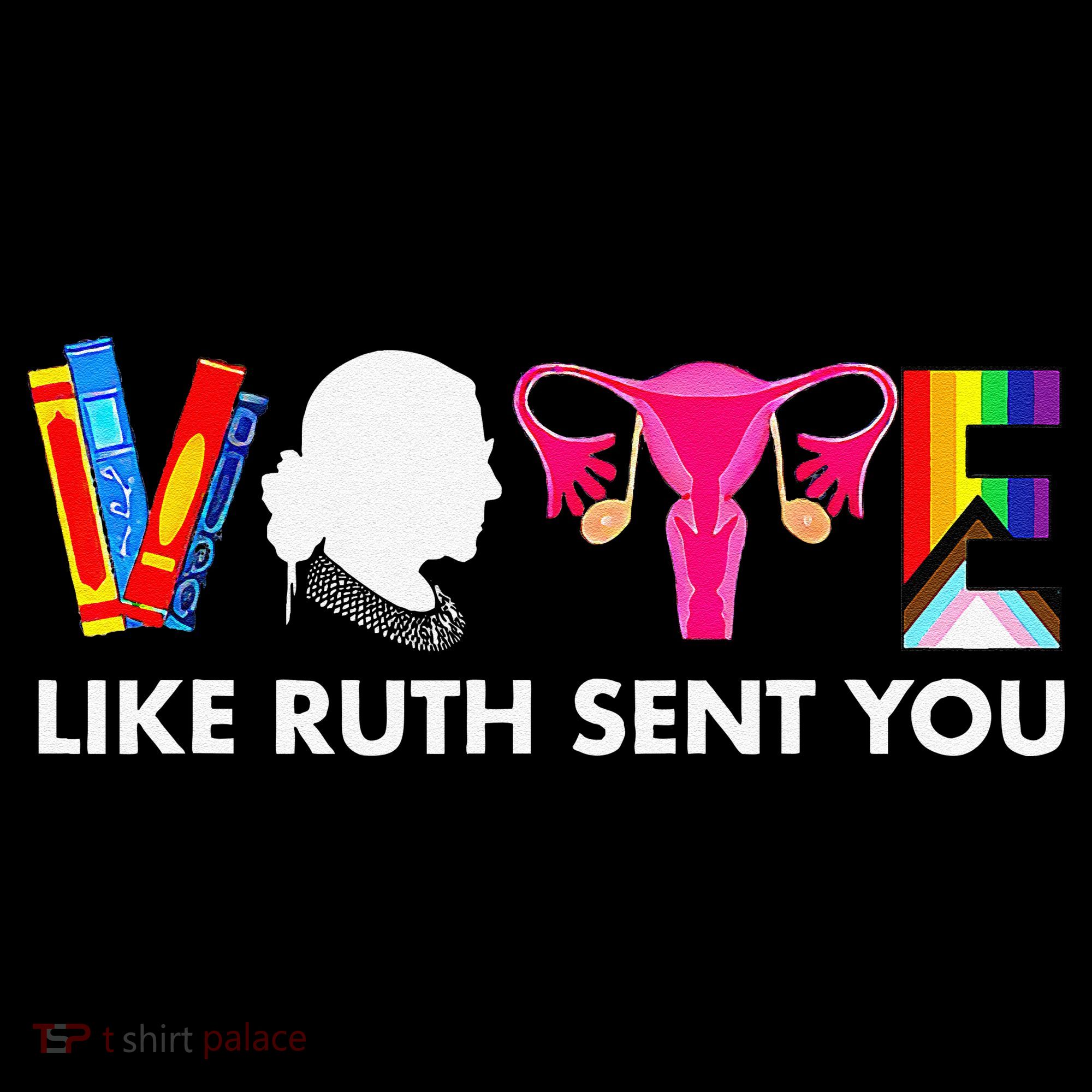 Vote Like Ruth Sent You Uterus Feminist Gifts Lgbt Coffee Mug