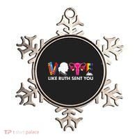 Vote Like Ruth Sent You Uterus Feminist Gifts Lgbt Ornament thumb 0