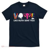 Vote Like Ruth Sent You Uterus Feminist Gifts Lgbt T-Shirt thumb 0
