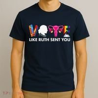 Vote Like Ruth Sent You Uterus Feminist Gifts Lgbt T-Shirt thumb 3
