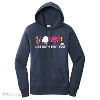 Vote Like Ruth Sent You Uterus Feminist Gifts Lgbt Women's Hoodie thumb 0