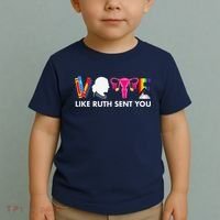 Vote Like Ruth Sent You Uterus Feminist Gifts Lgbt Toddler T-Shirt thumb 2