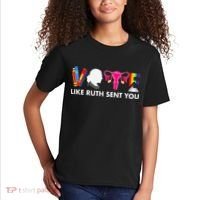 Vote Like Ruth Sent You Uterus Feminist Gifts Lgbt Kids T-Shirt thumb 2