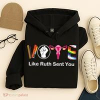 Vote Like Ruth Sent You Feminist Hoodie thumb 4