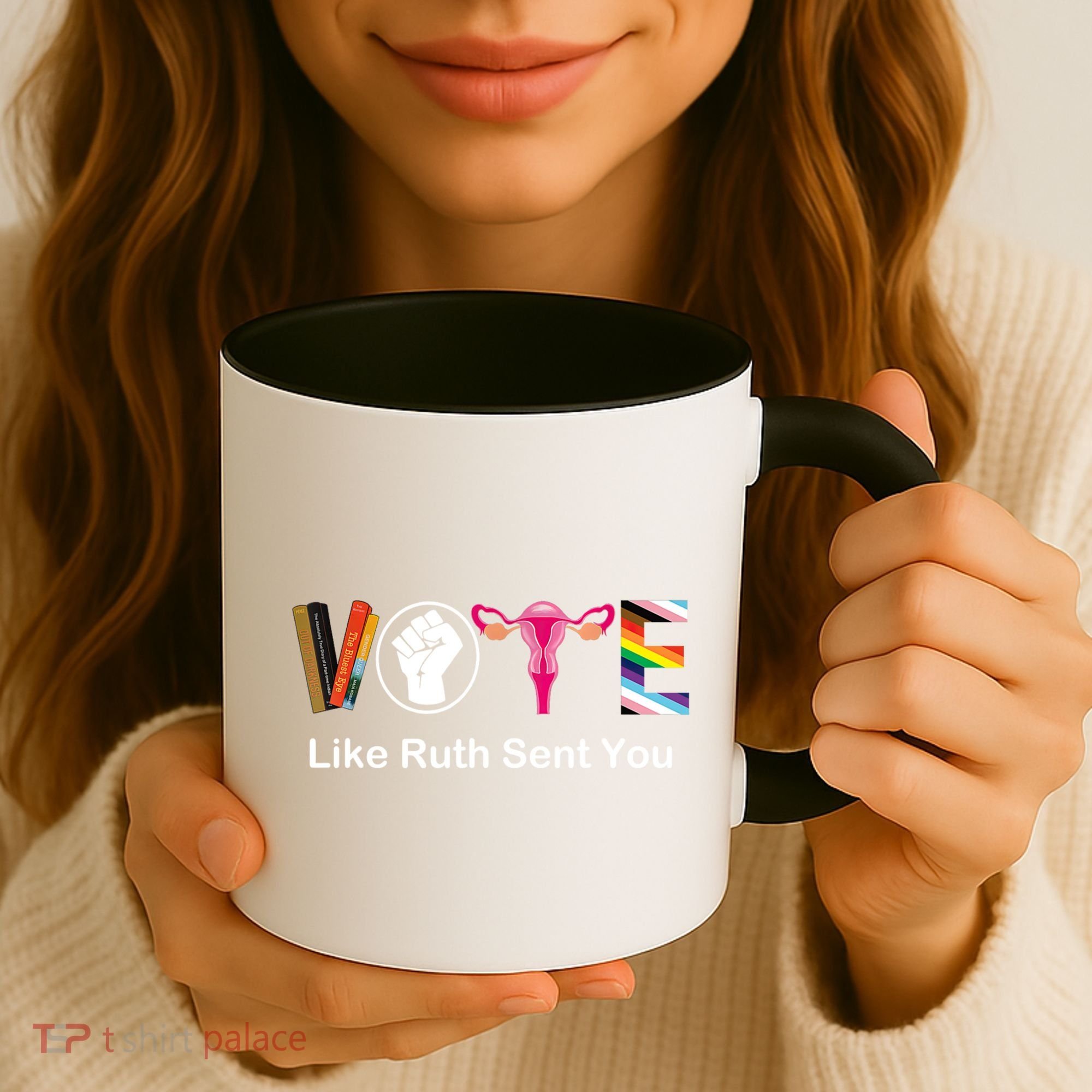 Vote Like Ruth Sent You Feminist Coffee Mug