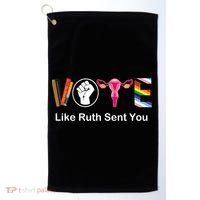 Vote Like Ruth Sent You Feminist Golf Towel thumb 0