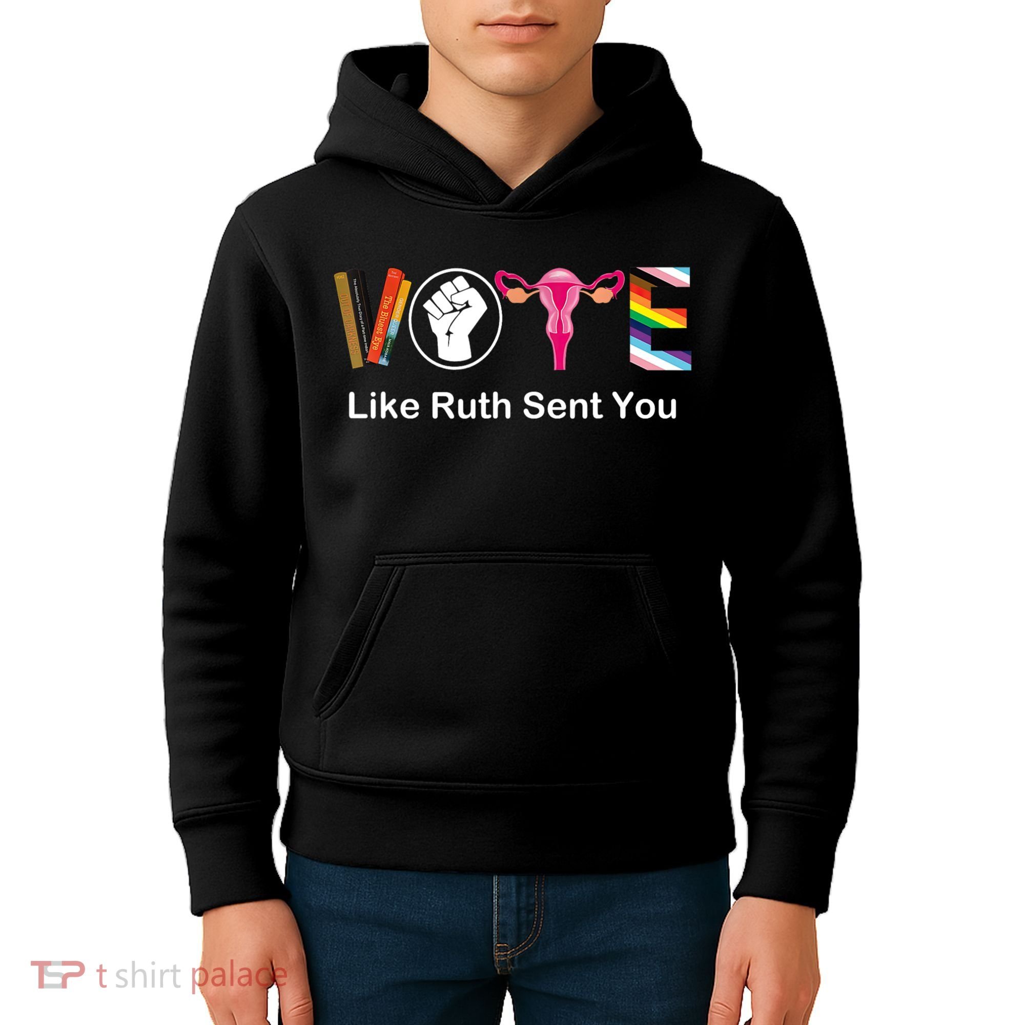 Vote Like Ruth Sent You Feminist Kids Hoodie
