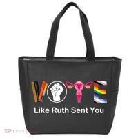 Vote Like Ruth Sent You Feminist Tote Bag thumb 0