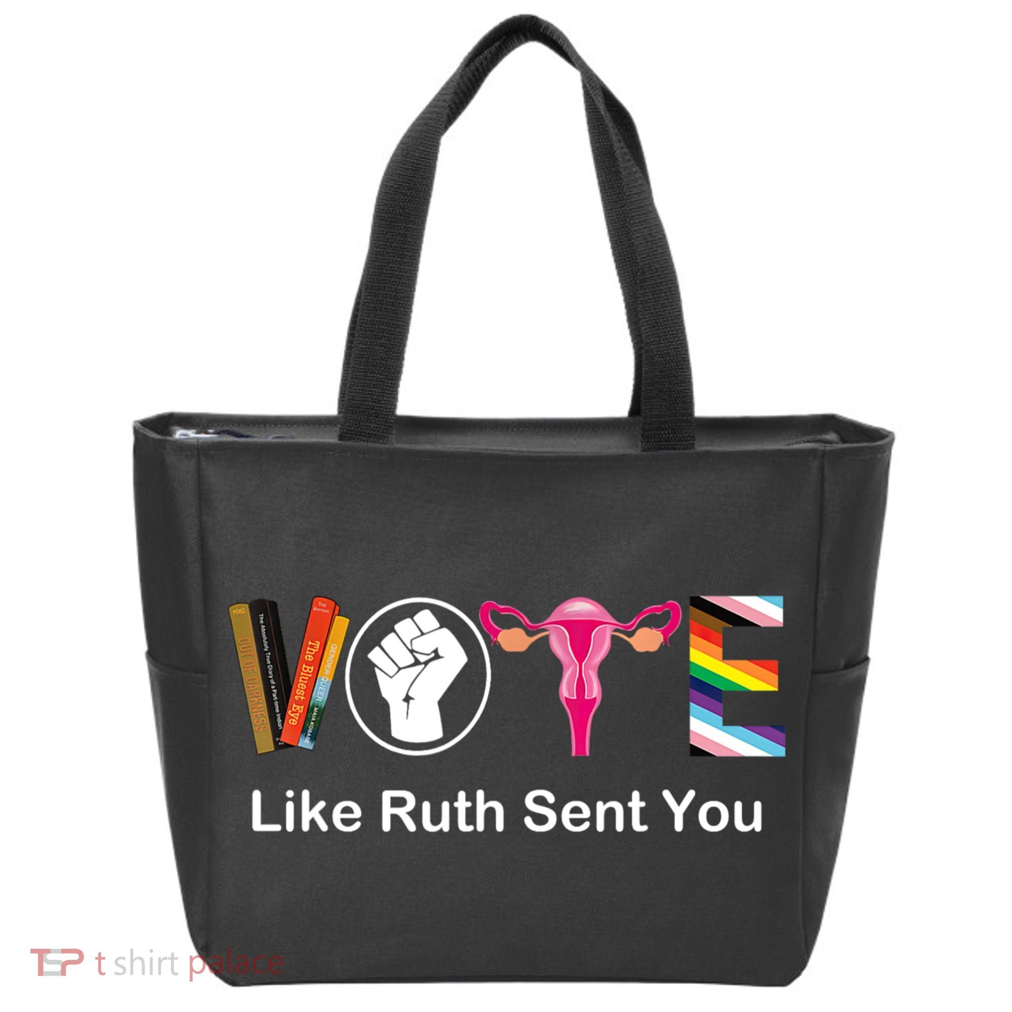 Vote Like Ruth Sent You Feminist Tote Bag