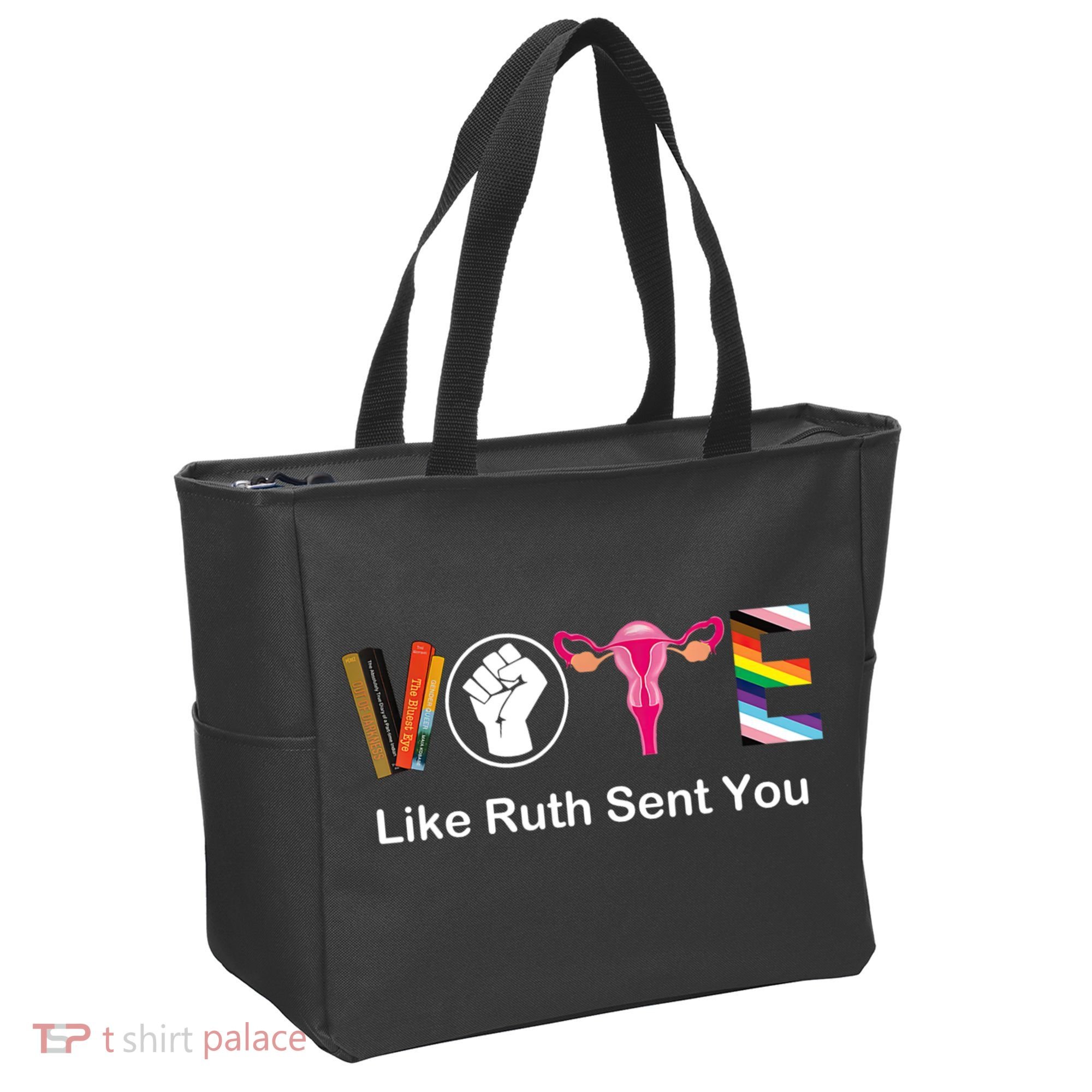 Vote Like Ruth Sent You Feminist Tote Bag