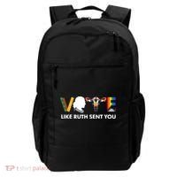 Vote Like Ruth Sent You Uterus Feminist Lgbt Backpack thumb 0