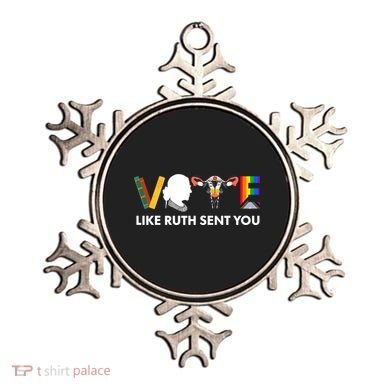 Vote Like Ruth Sent You Uterus Feminist Lgbt Ornament