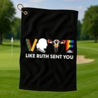 Vote Like Ruth Sent You Uterus Feminist Lgbt Golf Towel thumb 1