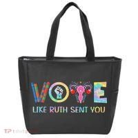 Vote Like Ruth Sent You T Election 2024 Ruth Bader Tote Bag thumb 0