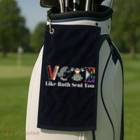 Vote Like Ruth Sent You Golf Towel thumb 2
