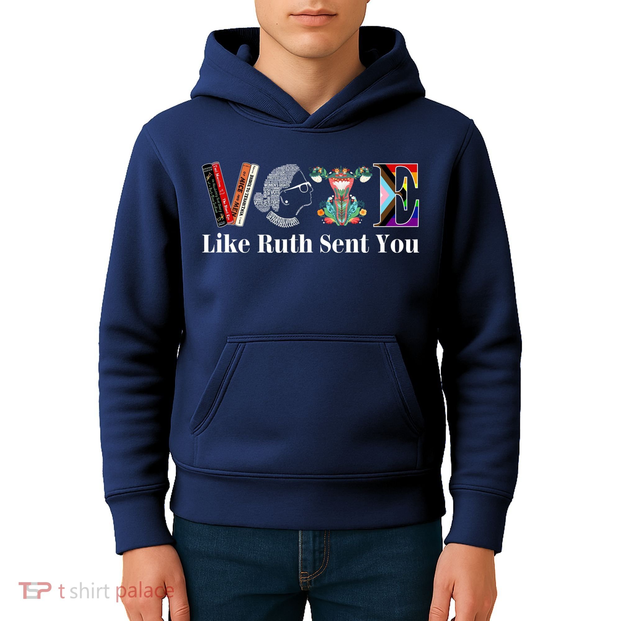 Vote Like Ruth Sent You Kids Hoodie