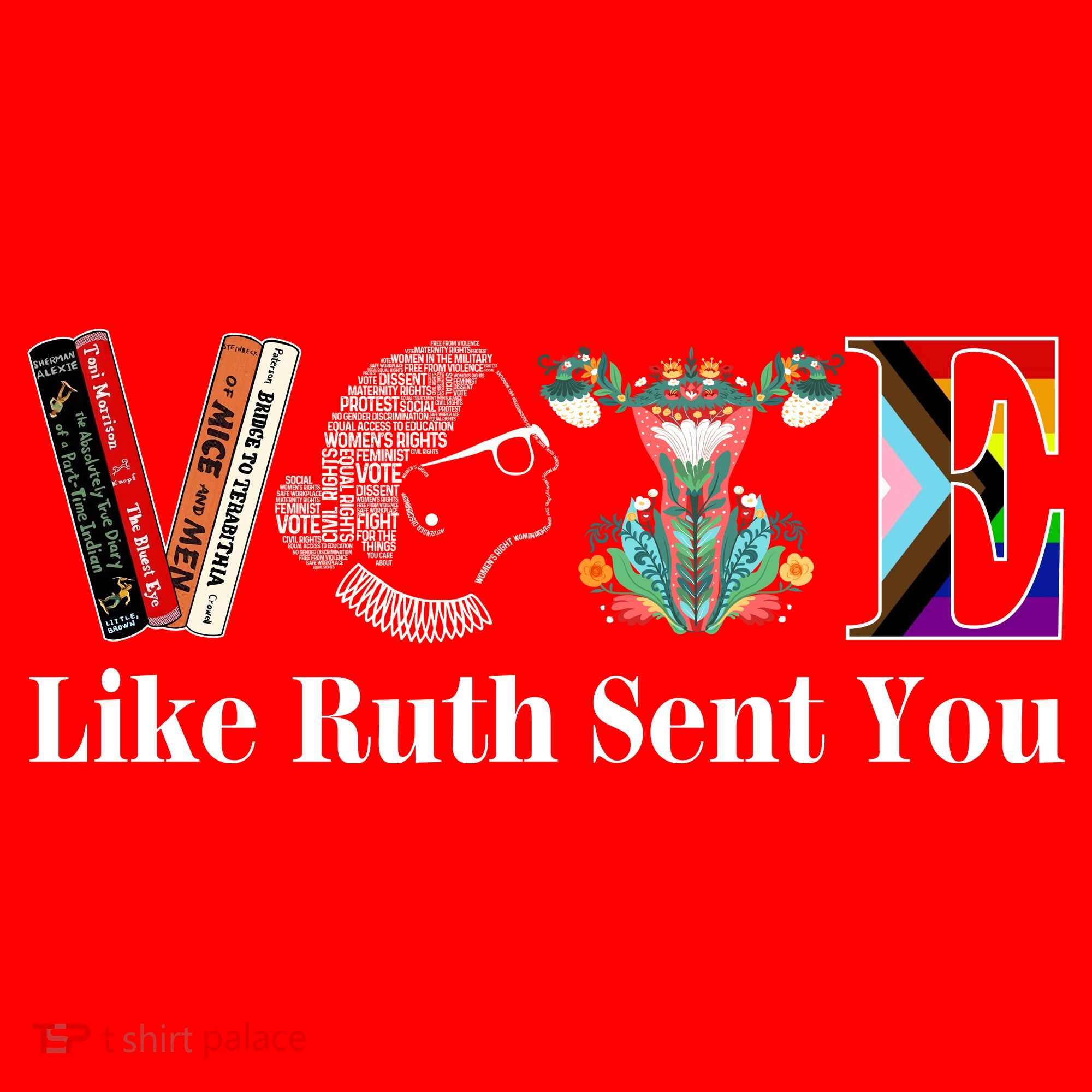 Vote Like Ruth Sent You Santa Hat
