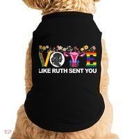 Vote Like Ruth Sent You Doggie Tank thumb 0