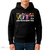 Vote Like Ruth Sent You Kids Hoodie thumb 4