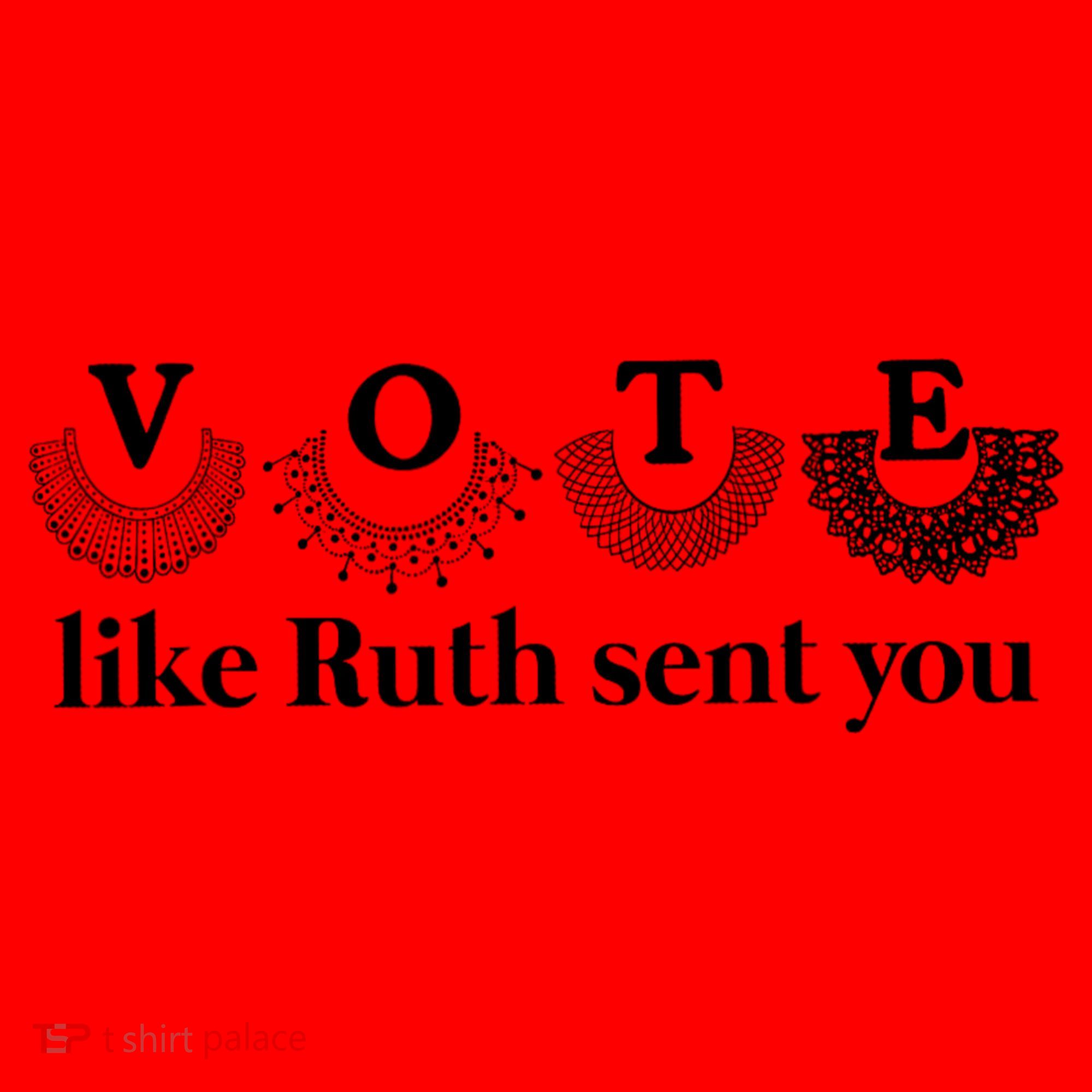 Vote Like Ruth Sent You Feminist Santa Hat