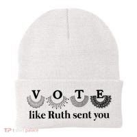 Vote Like Ruth Sent You Feminist Beanie thumb 0