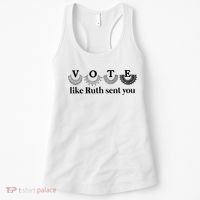 Vote Like Ruth Sent You Feminist Women's Tank Top thumb 0