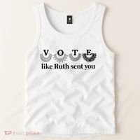 Vote Like Ruth Sent You Feminist Tank Top thumb 2