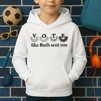Vote Like Ruth Sent You Feminist Kids Hoodie thumb 2