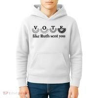 Vote Like Ruth Sent You Feminist Kids Hoodie thumb 4
