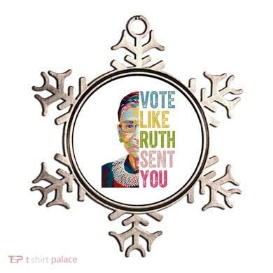Vote Like Ruth Sent You Vintage Colorful Ornament
