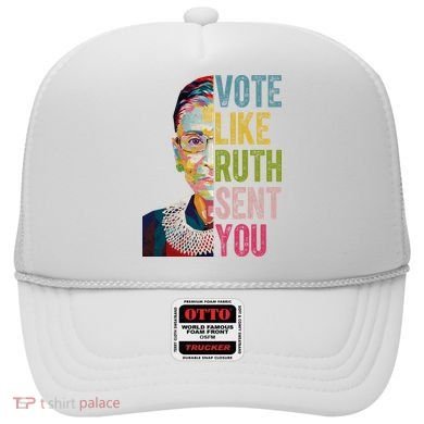 Vote Like Ruth Sent You Vintage Colorful Hat