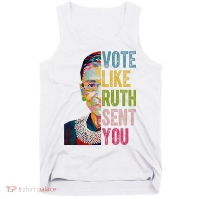Vote Like Ruth Sent You Vintage Colorful Tank Top