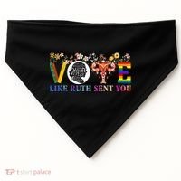 Vote Like Ruth Sent You Feminist Voting Inspirational USA-Made Doggie Bandana thumb 0