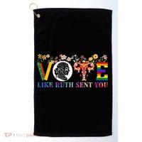 Vote Like Ruth Sent You Feminist Voting Inspirational Golf Towel thumb 0