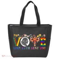 Vote Like Ruth Sent You Feminist Voting Inspirational Tote Bag thumb 0