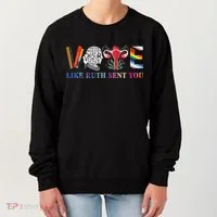 Vote Like Ruth Sent You Gift Women's Sweatshirt thumb 0