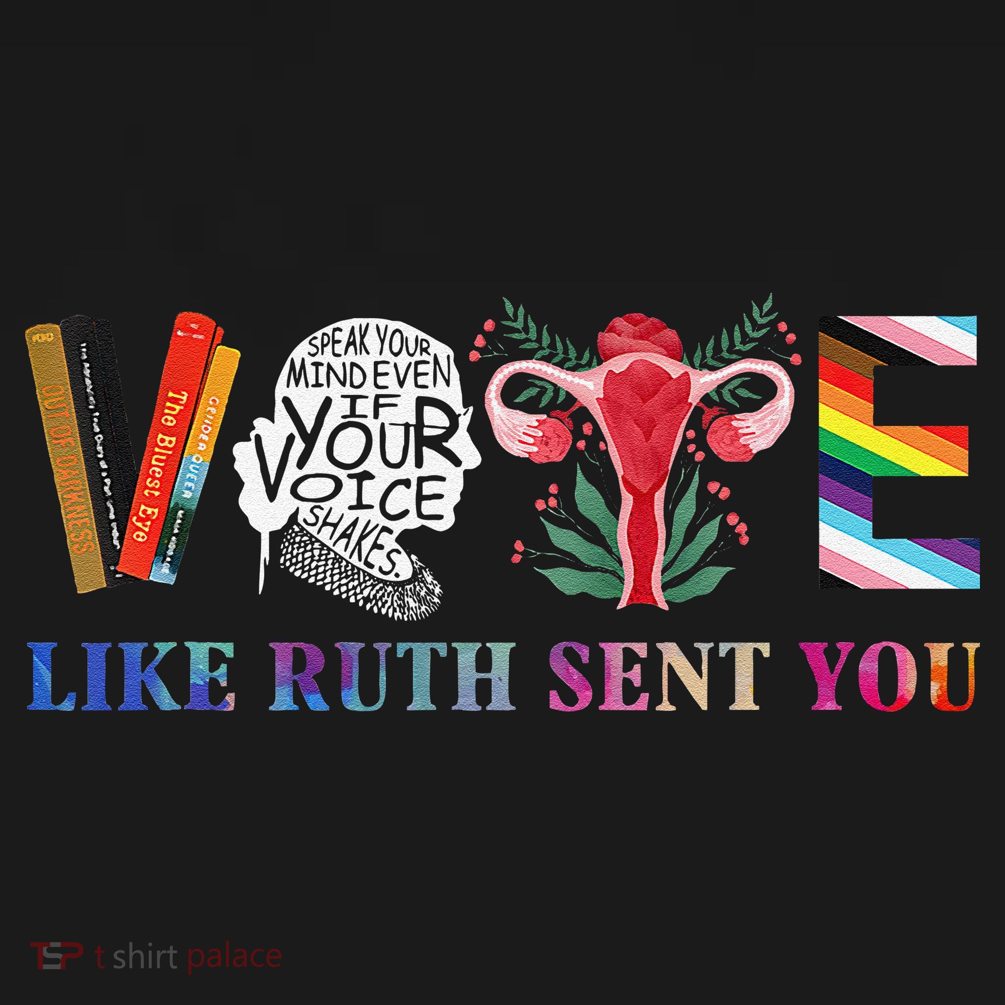 Vote Like Ruth Sent You Gift USA-Made Doggie Bandana